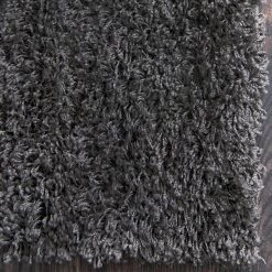 Top Square Tapis épais Shaggy Shag I - Polypropylène - Gris foncé - 185 x 275 cm -Tapis Soldes Boutique 1000285076 210819 14423404515 DETAILS P000000001000285076