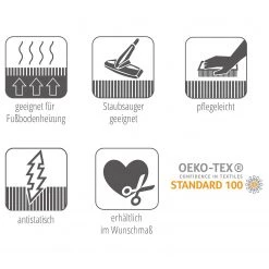 Schöner Wohnen Kollektion Tapis Mystik XIII - Polyester - Gris / Crème - 70 x 140 cm -Tapis Soldes Boutique 1000285676 210818 083541000292 ICON DETAILS P000000001000285676 icon seal