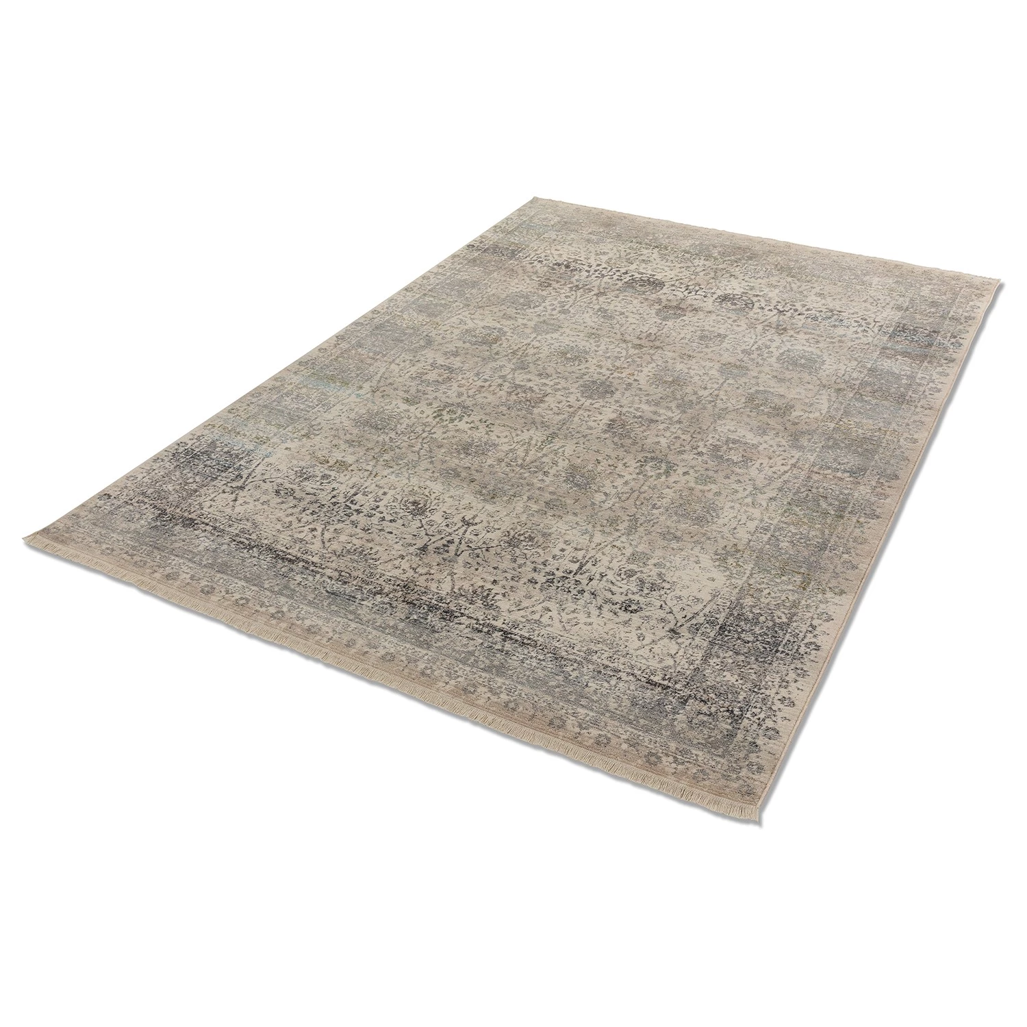 Schöner Wohnen Kollektion Tapis Mystik XIII - Polyester - Gris / Crème - 70 x 140 cm 4 Schöner Wohnen Kollektion Tapis Mystik XIII - Polyester - Gris / Crème - 70 x 140 cm – Image 2