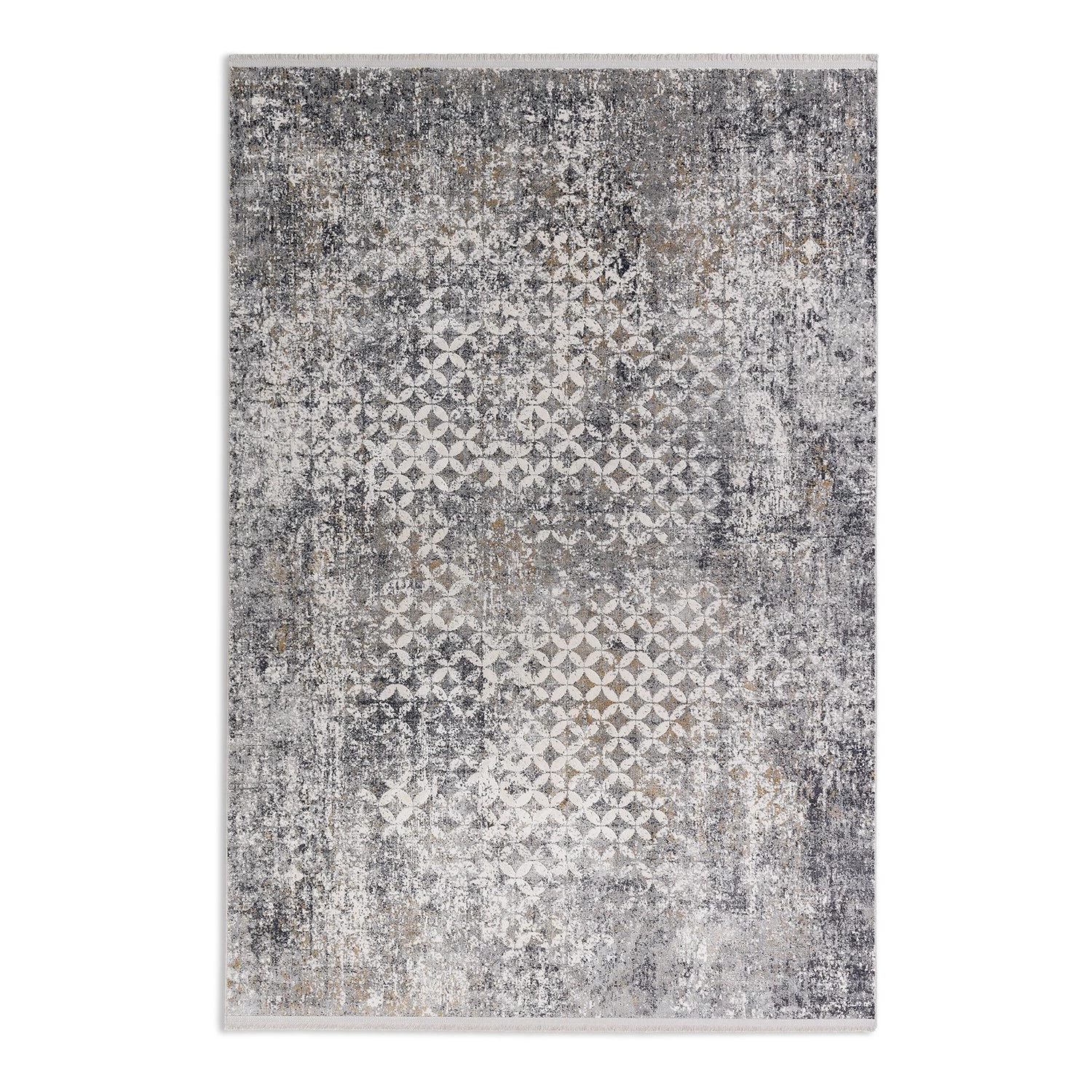 Astra Tapis Julia VII - Viscose / Polyester - Gris / Doré - 80 x 150 cm 3 Astra Tapis Julia VII - Viscose / Polyester - Gris / Doré - 80 x 150 cm