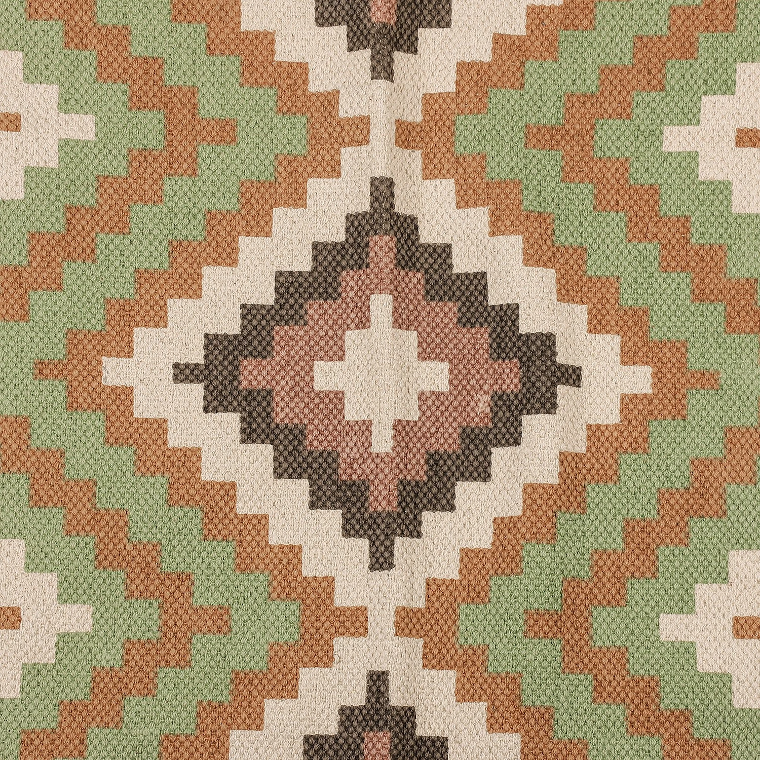 Top Square Tapis de couloir Lohals - Coton - Multicolore 4 Top Square Tapis de couloir Lohals - Coton - Multicolore – Image 2