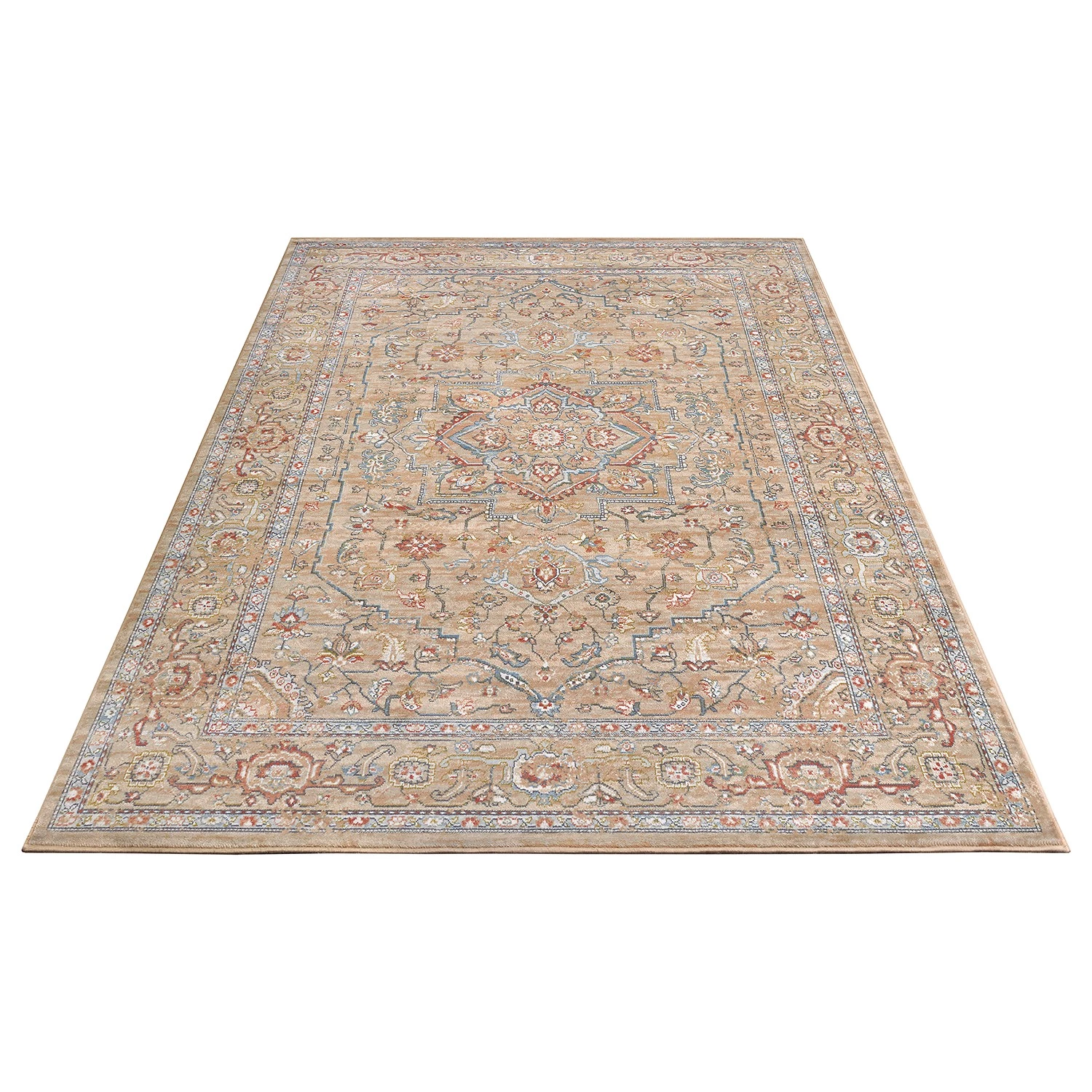Nouristan Tapis Daman - Viscose - Multicolore - 160 x 230 cm 5 Nouristan Tapis Daman - Viscose - Multicolore - 160 x 230 cm – Image 3
