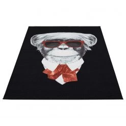 Andiamo Tapis Karl le singe - Polyamide - Rouge -Tapis Soldes Boutique 1000295024 211007 155034000115 DETAILS P000000001000295024