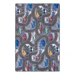 Hanse Home Tapis enfant Race Track - Polyamide - Multicolore - 140 x 200 cm