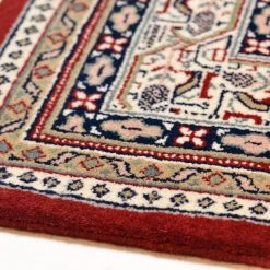 THEKO die markenteppiche Tapis Abbas Meraj - Laine vierge - Rouge - 140 x 200 cm -Tapis Soldes Boutique 1000301231 211117 17450304233 DETAILS P000000001000301231