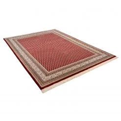THEKO die markenteppiche Tapis Abbas Meraj - Laine vierge - Rouge - 140 x 200 cm -Tapis Soldes Boutique 1000301231 211117 17462705476 DETAILS P000000001000301231