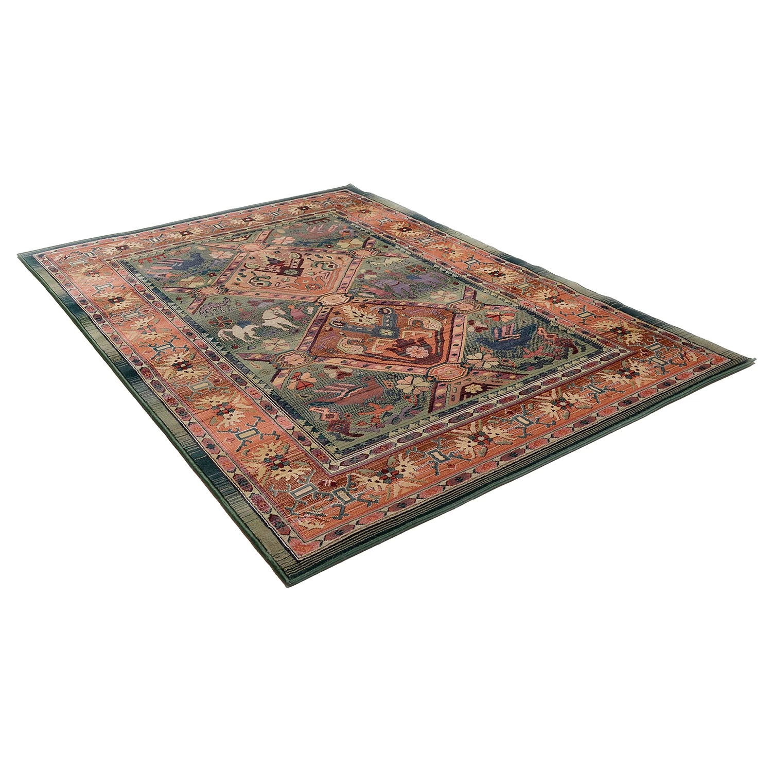 THEKO die markenteppiche Tapis Gabiro 13 - Polypropylène - Vert - 60 x 90 cm 4 THEKO die markenteppiche Tapis Gabiro 13 - Polypropylène - Vert - 60 x 90 cm – Image 2