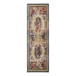 THEKO die markenteppiche Tapis de couloir Gabiro 72 - Polypropylène - Multicolore - 80 x 300 cm