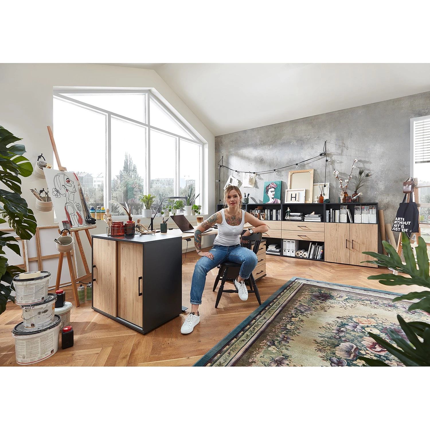 THEKO die markenteppiche Tapis Gabiro 72 I - Polypropylène - Multicolore - 160 x 235 cm 4 THEKO die markenteppiche Tapis Gabiro 72 I - Polypropylène - Multicolore - 160 x 235 cm – Image 2