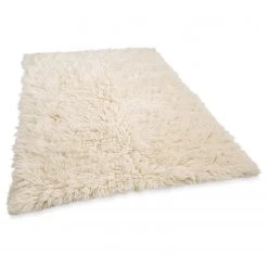 THEKO die markenteppiche Tapis en laine Flokos XXL I - Laine vierge - Naturel - 70 x 140 cm -Tapis Soldes Boutique 1000301430 211117 17450504235 DETAILS P000000001000301430