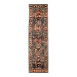 THEKO die markenteppiche Tapis de couloir Gabiro 13 - Polypropylène - Vert - 68 x 235 cm