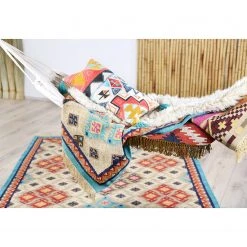 THEKO die markenteppiche Tapis en laine Kelima Royal I - Laine vierge / Coton - Multicolore -Tapis Soldes Boutique 1000301481 211117 17180900202 MOOD DETAILS P000000001000301481 mood