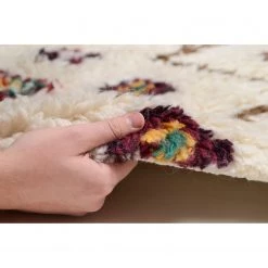 THEKO die markenteppiche Tapis en laine Nomadic 121206 - Laine vierge / Coton - Beige - 70 x 140 cm -Tapis Soldes Boutique 1000301497 211117 17440203202 DETAILS P000000001000301497