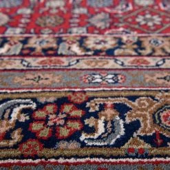 THEKO die markenteppiche Tapis en laine Benares Bidjar - Laine vierge - Rouge - 140 x 200 cm -Tapis Soldes Boutique 1000301531 211117 17451404409 DETAILS P000000001000301531