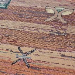 THEKO die markenteppiche Tapis Gabiro 002 - Polypropylène - Terracotta - 68 x 135 cm -Tapis Soldes Boutique 1000301539 211117 17274301250 DETAILS P000000001000301539