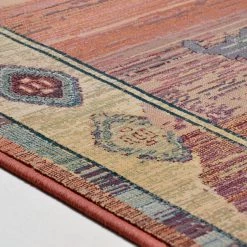 THEKO die markenteppiche Tapis Gabiro 002 - Polypropylène - Terracotta - 68 x 135 cm -Tapis Soldes Boutique 1000301539 211117 17274401261 DETAILS P000000001000301539