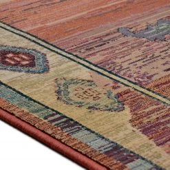 THEKO die markenteppiche Tapis de couloir Gabiro 002 - Polypropylène - Terracotta - 68 x 235 cm -Tapis Soldes Boutique 1000301571 211117 17282401329 DETAILS P000000001000301571