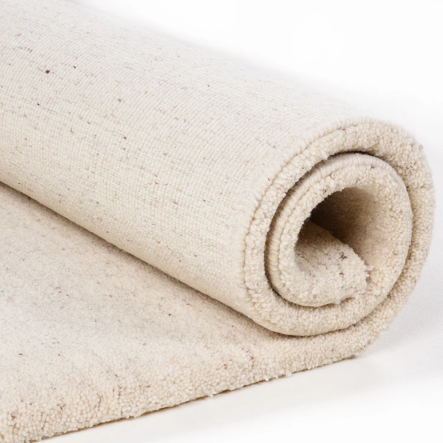 THEKO die markenteppiche Tapis en laine Maloronga I - Laine vierge - Crème - 90 x 160 cm 5 THEKO die markenteppiche Tapis en laine Maloronga I - Laine vierge - Crème - 90 x 160 cm – Image 3