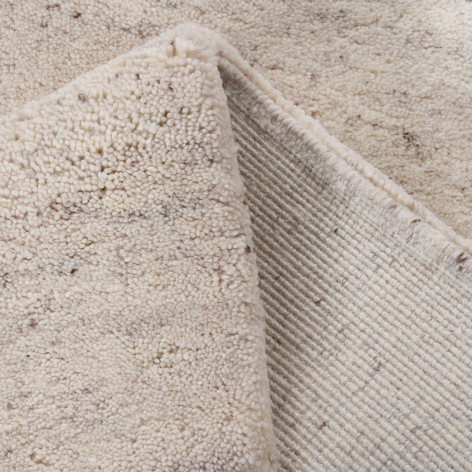 THEKO die markenteppiche Tapis en laine Maloronga I - Laine vierge - Crème - 90 x 160 cm 7 THEKO die markenteppiche Tapis en laine Maloronga I - Laine vierge - Crème - 90 x 160 cm – Image 5