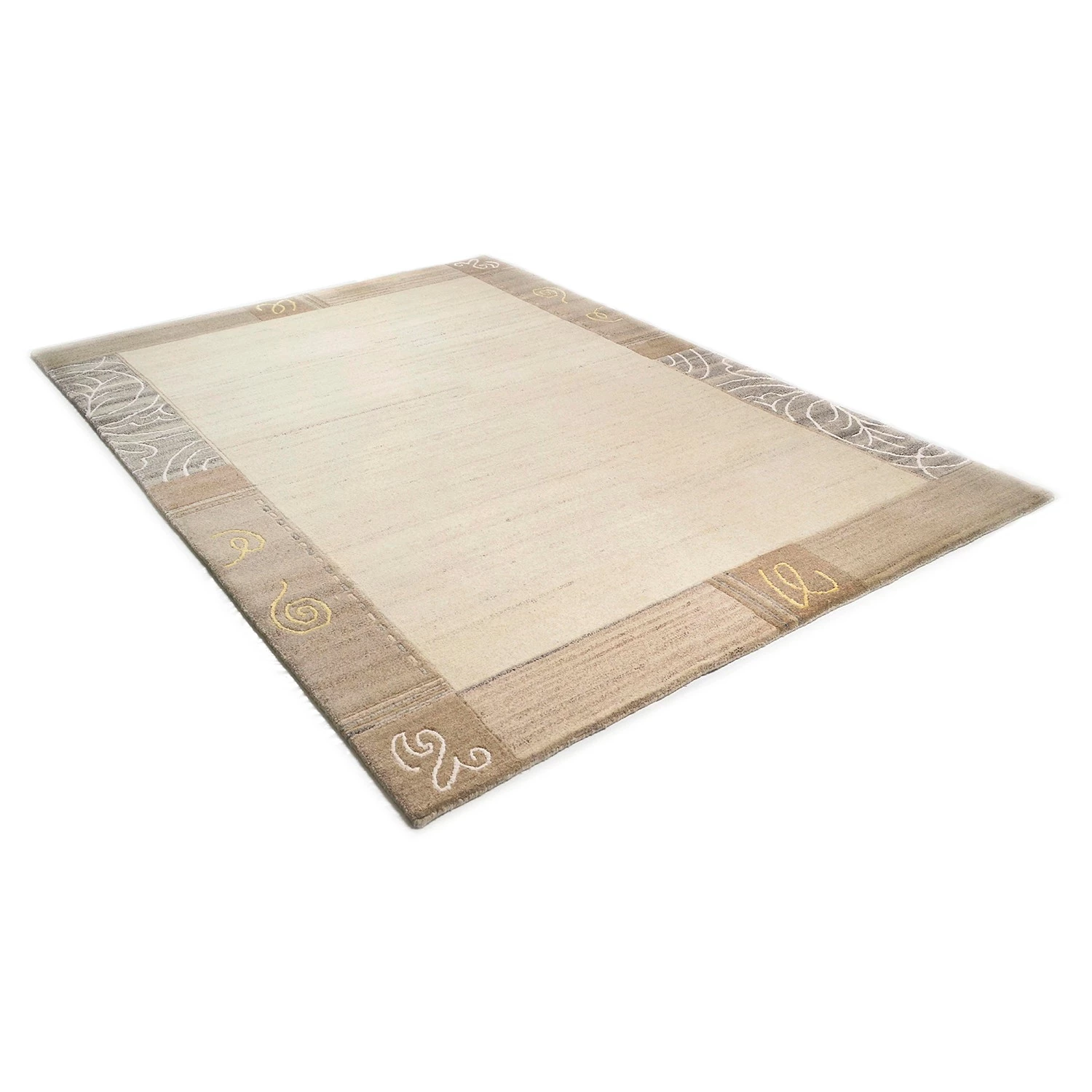 THEKO die markenteppiche Tapis en laine Royal Natur 1033 - Laine vierge - Gris - 60 x 90 cm 4 THEKO die markenteppiche Tapis en laine Royal Natur 1033 - Laine vierge - Gris - 60 x 90 cm – Image 2