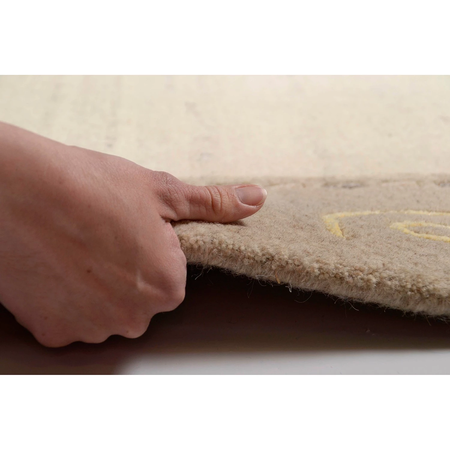 THEKO die markenteppiche Tapis en laine Royal Natur 1033 - Laine vierge - Gris - 60 x 90 cm 5 THEKO die markenteppiche Tapis en laine Royal Natur 1033 - Laine vierge - Gris - 60 x 90 cm – Image 3