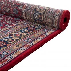 THEKO die markenteppiche Tapis en laine Benares Herati - Laine vierge - Rouge - 90 x 160 cm -Tapis Soldes Boutique 1000301713 211117 17453504763 DETAILS P000000001000301713