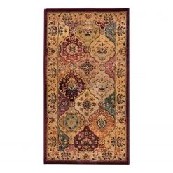 THEKO die markenteppiche Tapis Gabiro 208 I - Polypropylène - Rouge - 140 x 200 cm