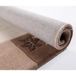 THEKO die markenteppiche Tapis en laine Royal Ganges I - Laine / Viscose - Beige - 190 x 290 cm -Tapis Soldes Boutique 1000301761 211117 17441603428 DETAILS P000000001000301761