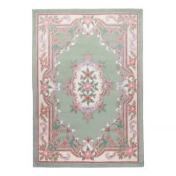 THEKO die markenteppiche Tapis Ming I - Polyacrylique - Vert - 90 x 160 cm