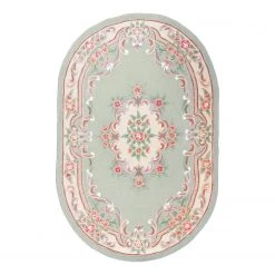 THEKO die markenteppiche Tapis Ming II - Polyacrylique - Vert - 120 x 170 cm