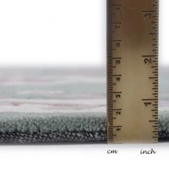 THEKO die markenteppiche Tapis Ming III - Polyacrylique - Vert - Diamètre : 150 cm -Tapis Soldes Boutique 1000301839 211202 16152700083 DETAILS P000000001000301839