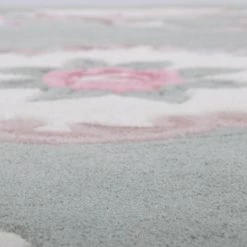 THEKO die markenteppiche Tapis Ming III - Polyacrylique - Vert - Diamètre : 150 cm -Tapis Soldes Boutique 1000301839 211202 16152700094 DETAILS P000000001000301839