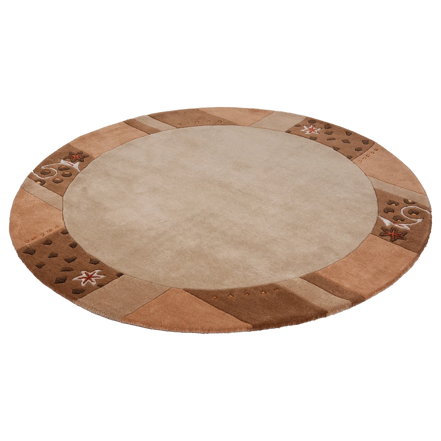 THEKO die markenteppiche Tapis en laine Royal Ganges II - Laine / Viscose - Miel 4 THEKO die markenteppiche Tapis en laine Royal Ganges II - Laine / Viscose - Miel – Image 2