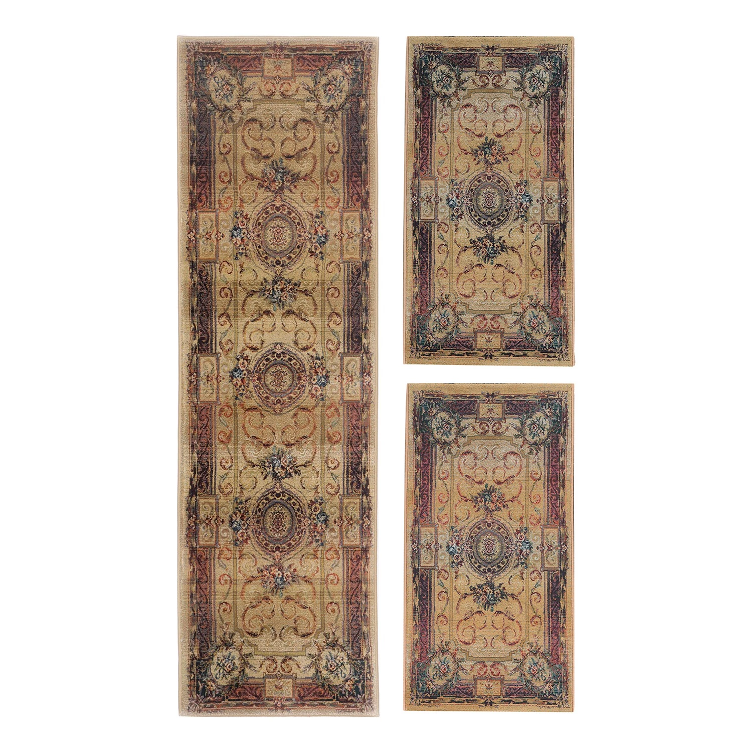 THEKO die markenteppiche Descente de lit Gabiro 856 (3 éléments) - Polypropylène - Beige 3 THEKO die markenteppiche Descente de lit Gabiro 856 (3 éléments) - Polypropylène - Beige