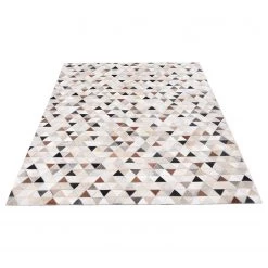 THEKO die markenteppiche Tapis en peau Kobe I - Cuir - Naturel / Multicolore - 70 x 140 cm -Tapis Soldes Boutique 1000301973 211117 17464605771 DETAILS P000000001000301973