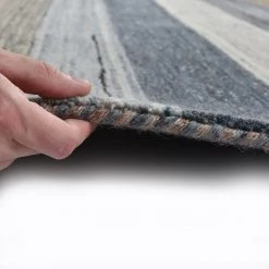 THEKO die markenteppiche Tapis en laine Nebraska Dessin 2498 - Laine vierge - Multicolore - 190 x 290 cm -Tapis Soldes Boutique 1000302006 211117 17435103071 DETAILS P000000001000302006