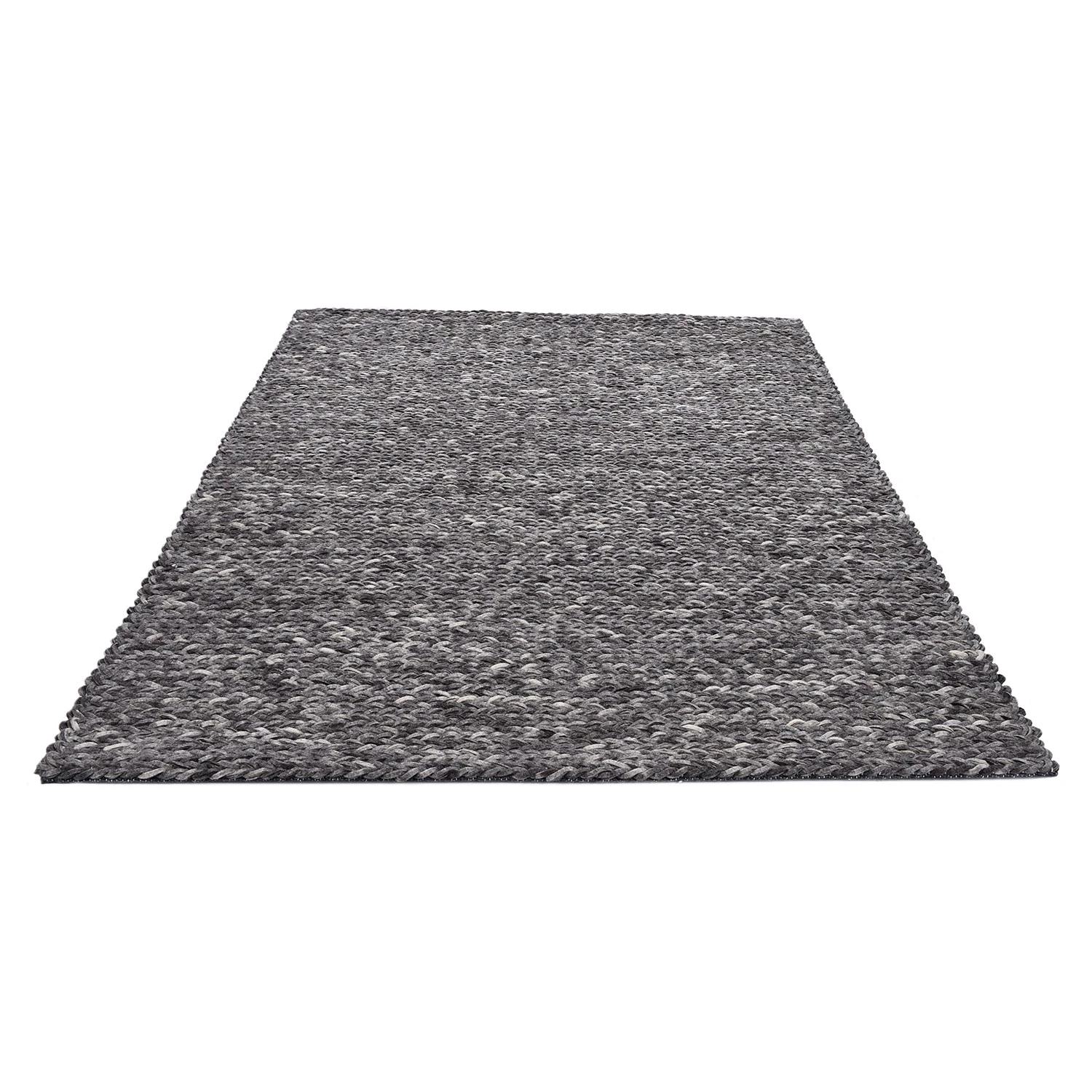 THEKO die markenteppiche Tapis en laine Arlberg - Laine vierge - Gris - 140 x 200 cm 4 THEKO die markenteppiche Tapis en laine Arlberg - Laine vierge - Gris - 140 x 200 cm – Image 2