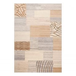 THEKO die markenteppiche Tapis en laine Nakarta 4028 - Laine vierge - Gris - 140 x 200 cm