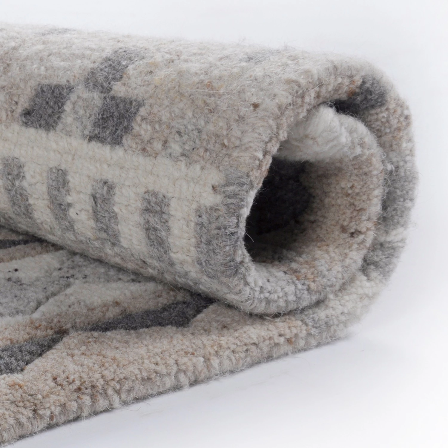 THEKO die markenteppiche Tapis en laine Nakarta 6030 I - Laine vierge - Gris - 190 x 290 cm 7 THEKO die markenteppiche Tapis en laine Nakarta 6030 I - Laine vierge - Gris - 190 x 290 cm – Image 5