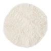 THEKO die markenteppiche Tapis en laine Flokos 1250 II - Laine vierge - Naturel - Diamètre : 100 cm -Tapis Soldes Boutique 1000302115 211117 17461305244 IMAGE P000000001000302115