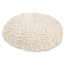 THEKO die markenteppiche Tapis en laine Flokos 1250 II - Laine vierge - Naturel - Diamètre : 100 cm -Tapis Soldes Boutique 1000302115 211117 17461305266 DETAILS P000000001000302115
