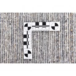 THEKO die markenteppiche Tapis en laine Sandiego - Laine vierge / Viscose - Gris - 90 x 160 cm -Tapis Soldes Boutique 1000302124 211117 17412902767 DETAILS P000000001000302124