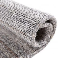 THEKO die markenteppiche Tapis en laine Sandiego - Laine vierge / Viscose - Gris - 90 x 160 cm -Tapis Soldes Boutique 1000302124 211117 17413102811 DETAILS P000000001000302124