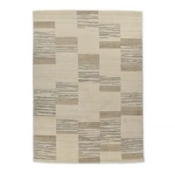 THEKO die markenteppiche Tapis en laine Nakarta 5040 - Laine vierge - Naturel - 90 x 160 cm