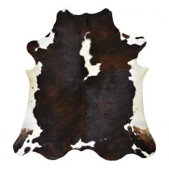 THEKO die markenteppiche Tapis en peau Muh III - Peau de vache - Marron