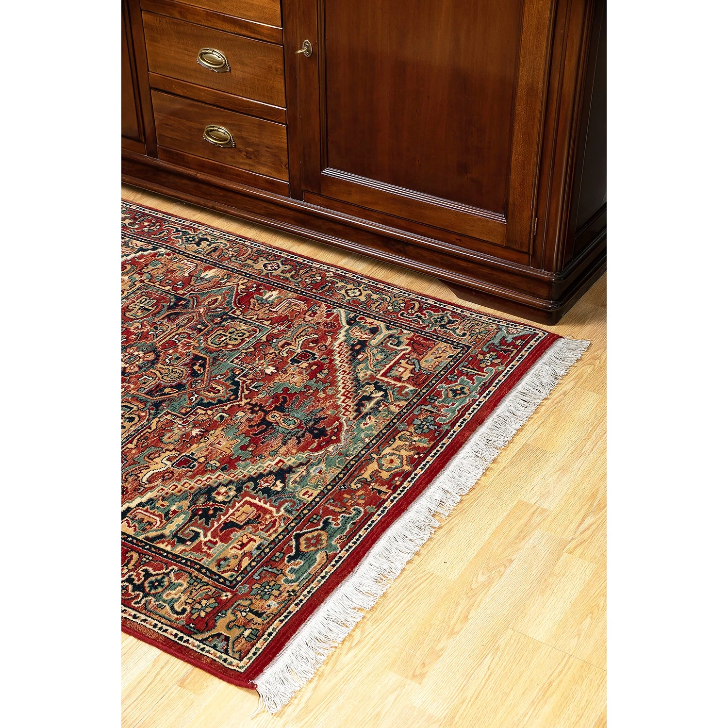 THEKO die markenteppiche Tapis en laine Saharna 2886 - Laine vierge - Rouge - 60 x 85 cm 5 THEKO die markenteppiche Tapis en laine Saharna 2886 - Laine vierge - Rouge - 60 x 85 cm – Image 3