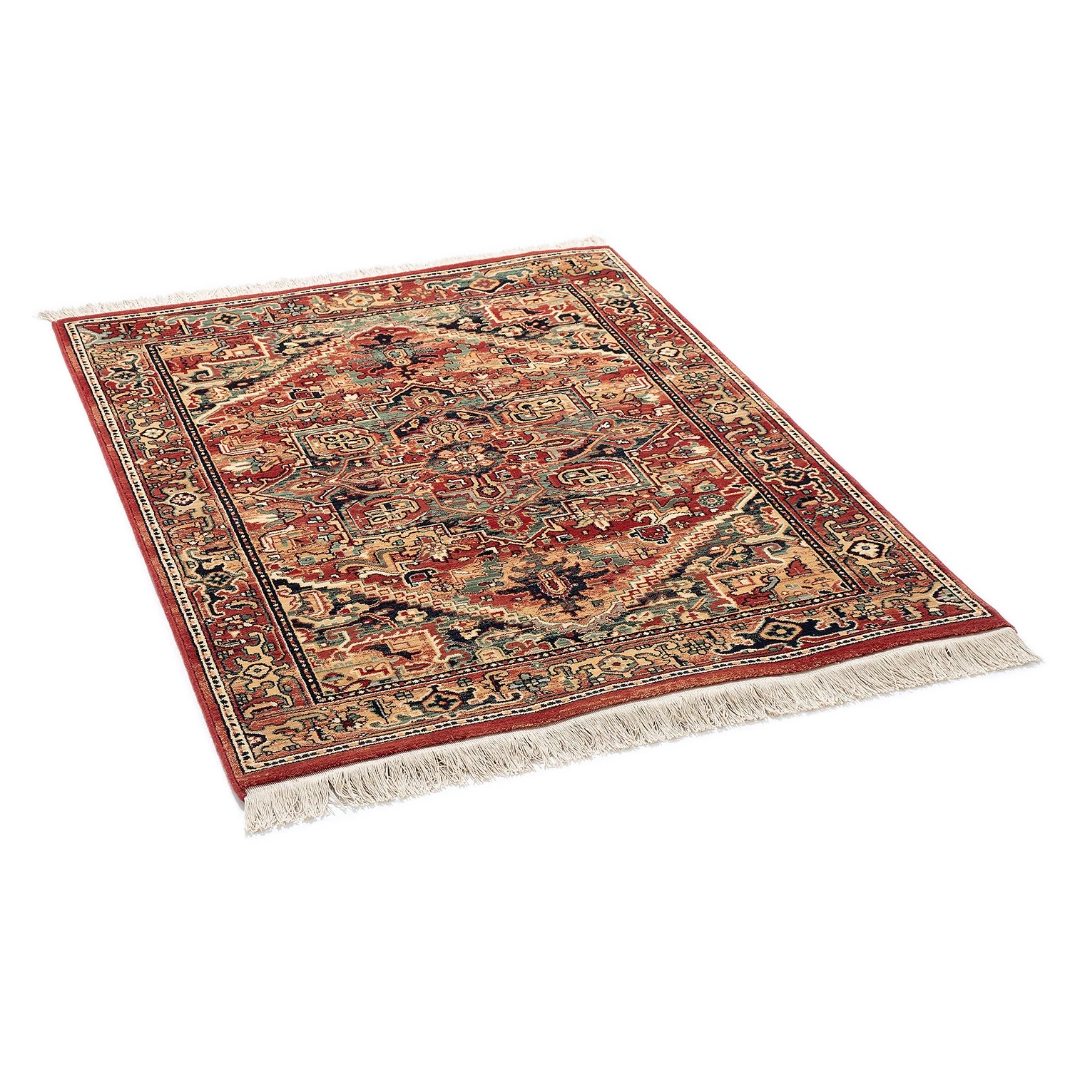 THEKO die markenteppiche Tapis en laine Saharna 2886 - Laine vierge - Rouge - 60 x 85 cm 6 THEKO die markenteppiche Tapis en laine Saharna 2886 - Laine vierge - Rouge - 60 x 85 cm – Image 4