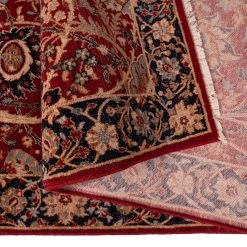 THEKO die markenteppiche Tapis en laine Saharna 6650 - Laine vierge - Rouge - 80 x 145 cm -Tapis Soldes Boutique 1000302278 211117 17444303885 DETAILS P000000001000302278