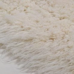 THEKO die markenteppiche Tapis en laine Flokos 2450 II - Laine vierge - Naturel - Diamètre : 140 cm -Tapis Soldes Boutique 1000302356 211117 17461905374 DETAILS P000000001000302356