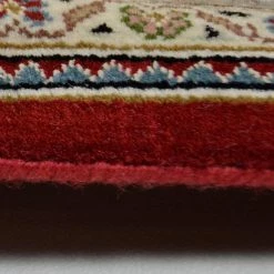 THEKO die markenteppiche Tapis en laine Sirsa Silk Tabriz I - Laine vierge / Soie - Rouge - 70 x 140 cm -Tapis Soldes Boutique 1000303558 211117 17421602864 DETAILS P000000001000303558